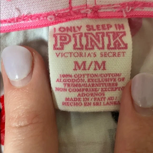 PINK cherry print pajama pants - Picture 6 of 6